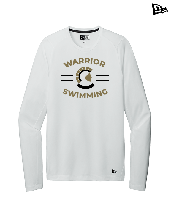 Army & Navy Academy Swimming Curve - New Era Performance Long Sleeve