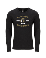 Army & Navy Academy Swimming Curve - Tri-Blend Long Sleeve