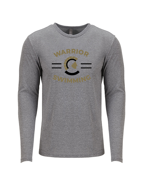 Army & Navy Academy Swimming Curve - Tri-Blend Long Sleeve