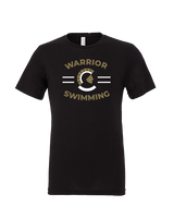 Army & Navy Academy Swimming Curve - Tri-Blend Shirt
