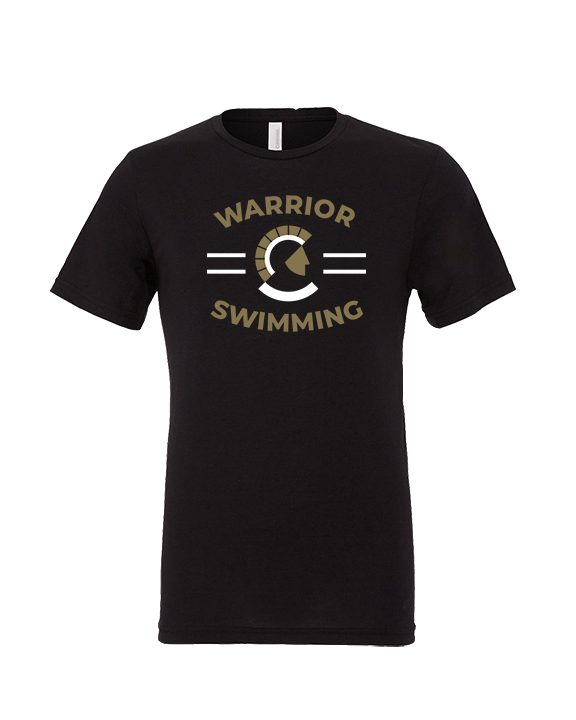 Army & Navy Academy Swimming Curve - Tri-Blend Shirt