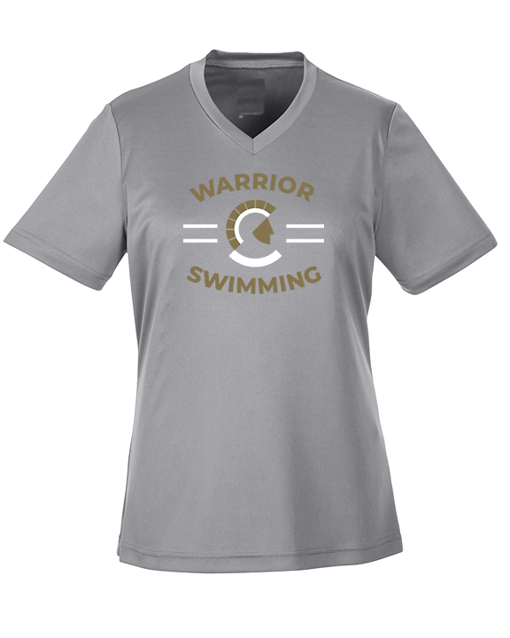 Army & Navy Academy Swimming Curve - Womens Performance Shirt
