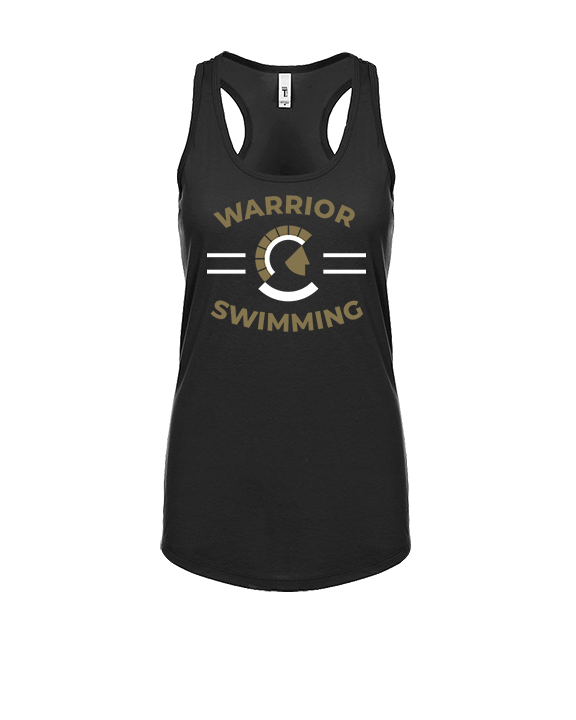 Army & Navy Academy Swimming Curve - Womens Tank Top