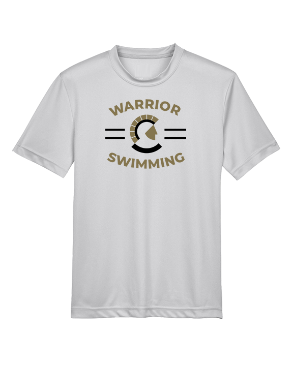 Army & Navy Academy Swimming Curve - Youth Performance Shirt