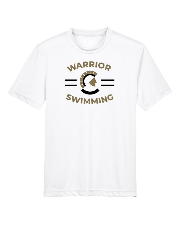 Army & Navy Academy Swimming Curve - Youth Performance Shirt