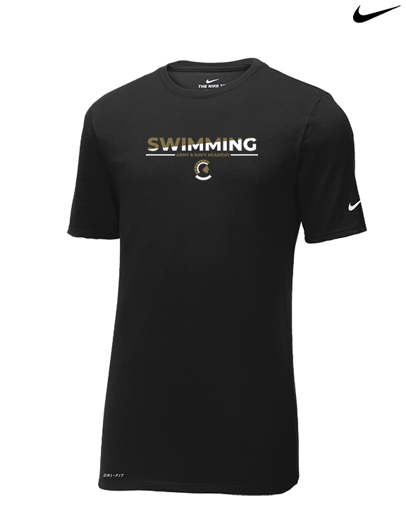 Army & Navy Academy Swimming Cut - Mens Nike Cotton Poly Tee