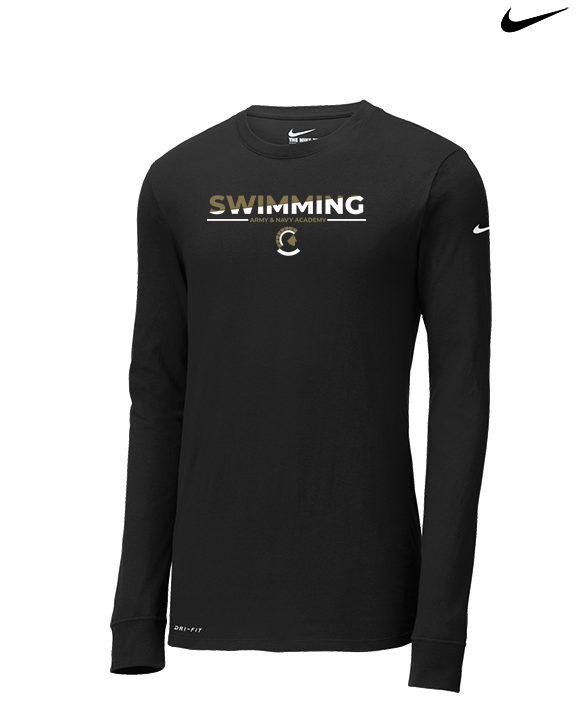 Army & Navy Academy Swimming Cut - Mens Nike Longsleeve