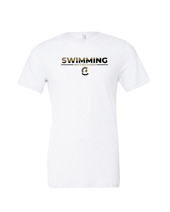 Army & Navy Academy Swimming Cut - Tri-Blend Shirt