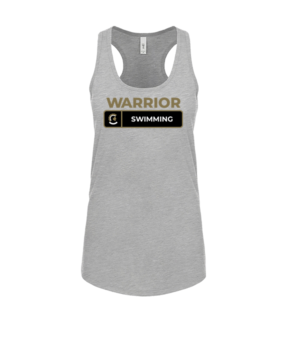 Army & Navy Academy Swimming Pennant - Womens Tank Top