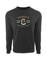 Army & Navy Academy Track & Field Curve - Crewneck Sweatshirt
