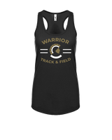 Army & Navy Academy Track & Field Curve - Womens Tank Top