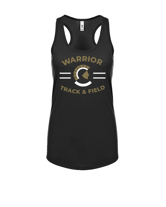 Army & Navy Academy Track & Field Curve - Womens Tank Top