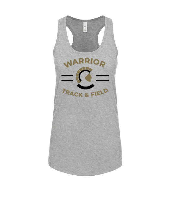 Army & Navy Academy Track & Field Curve - Womens Tank Top