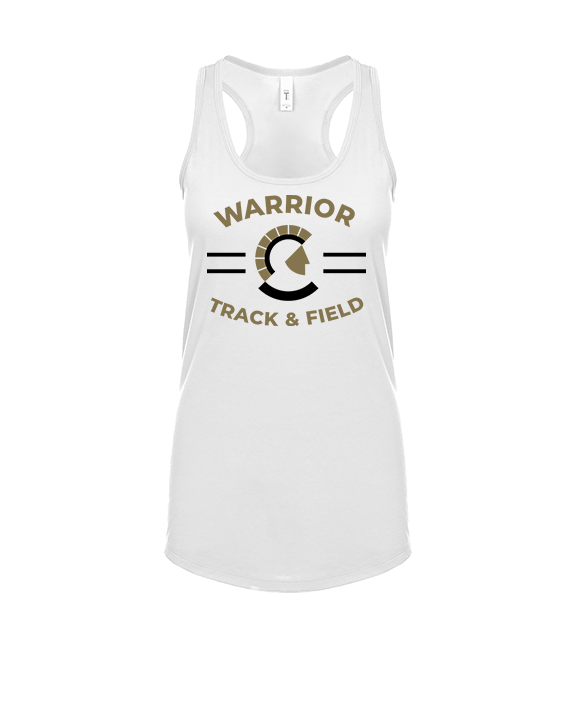 Army & Navy Academy Track & Field Curve - Womens Tank Top
