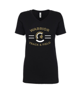 Army & Navy Academy Track & Field Curve - Womens V-Neck