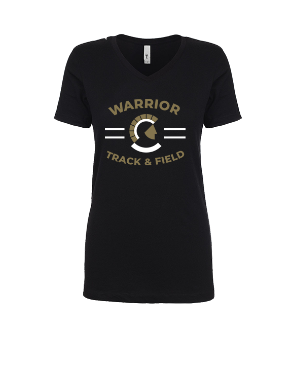 Army & Navy Academy Track & Field Curve - Womens V-Neck