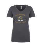 Army & Navy Academy Track & Field Curve - Womens V-Neck