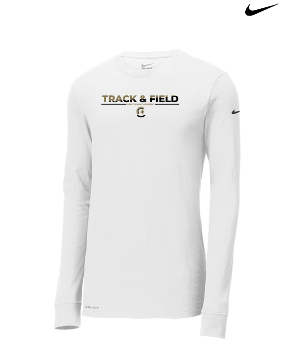 Army & Navy Academy Track & Field Cut - Mens Nike Longsleeve