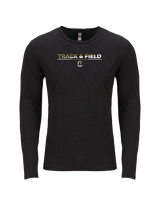 Army & Navy Academy Track & Field Cut - Tri-Blend Long Sleeve