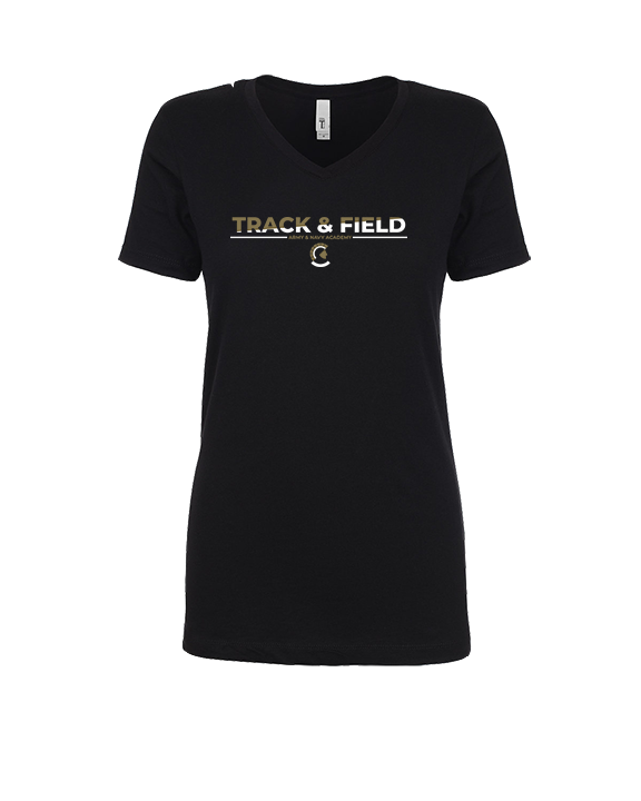 Army & Navy Academy Track & Field Cut - Womens Vneck