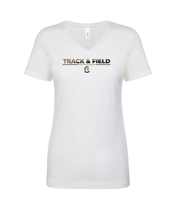 Army & Navy Academy Track & Field Cut - Womens Vneck