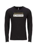 Army & Navy Academy Track & Field Pennant - Tri-Blend Long Sleeve