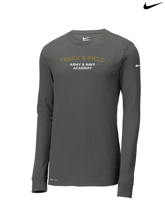 Army & Navy Academy Track & Field Short - Mens Nike Longsleeve