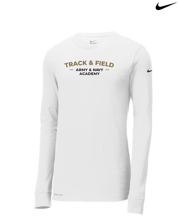 Army & Navy Academy Track & Field Short - Mens Nike Longsleeve