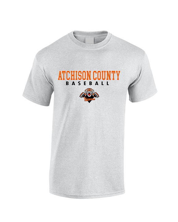 Atchison County HS Baseball Block - Cotton T-Shirt