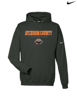 Atchison County HS Baseball Block - Nike Club Fleece Hoodie