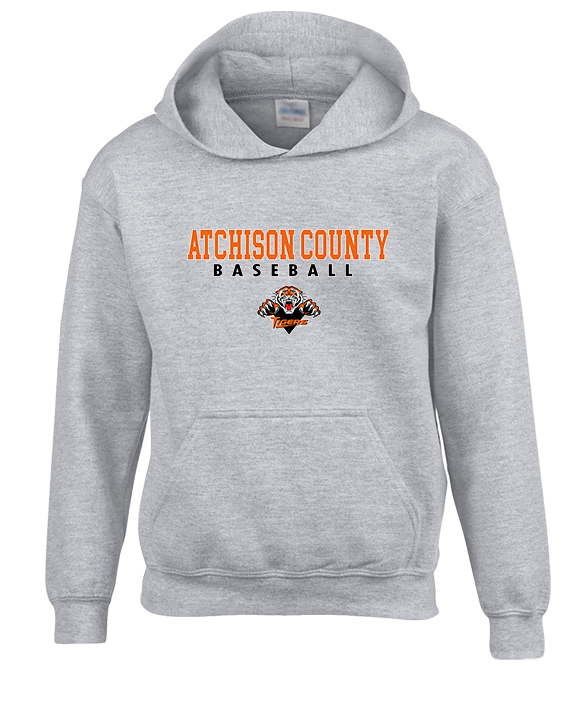 Atchison County HS Baseball Block - Youth Hoodie