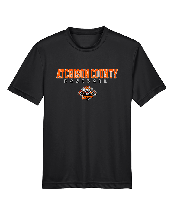 Atchison County HS Baseball Block - Youth Performance Shirt