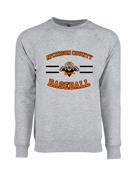 Atchison County HS Baseball Curve - Crewneck Sweatshirt