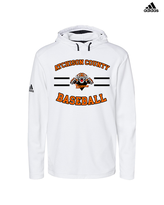 Atchison County HS Baseball Curve - Mens Adidas Hoodie