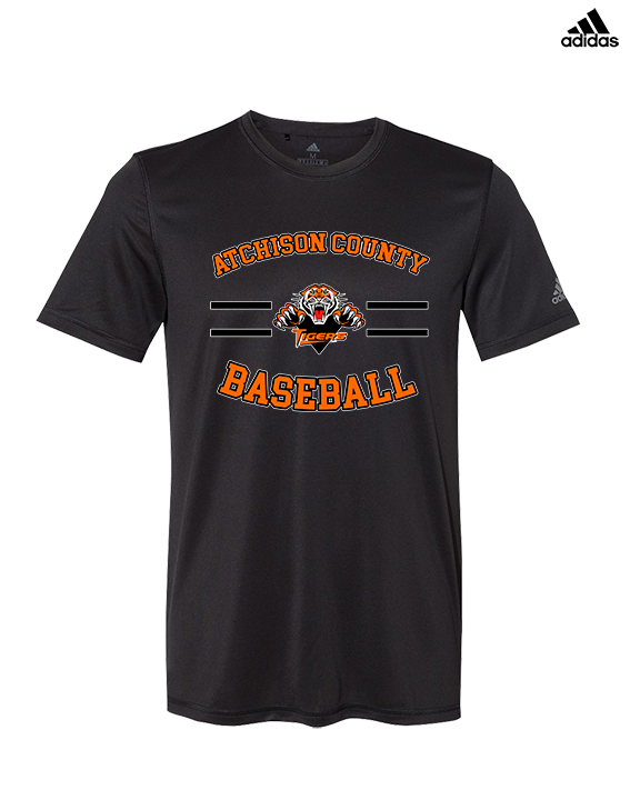 Atchison County HS Baseball Curve - Mens Adidas Performance Shirt