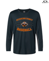 Atchison County HS Baseball Curve - Mens Oakley Longsleeve