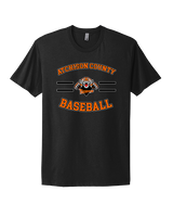 Atchison County HS Baseball Curve - Mens Select Cotton T-Shirt