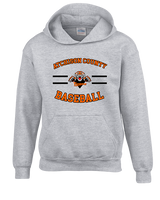 Atchison County HS Baseball Curve - Youth Hoodie