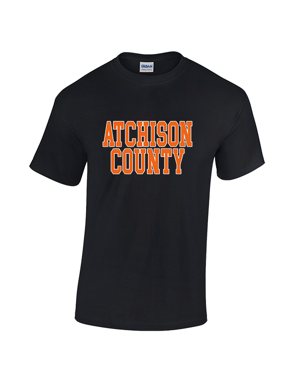Atchison County HS Baseball Letters - Cotton T-Shirt