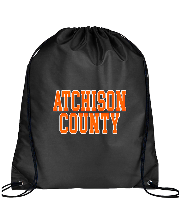 Atchison County HS Baseball Letters - Drawstring Bag