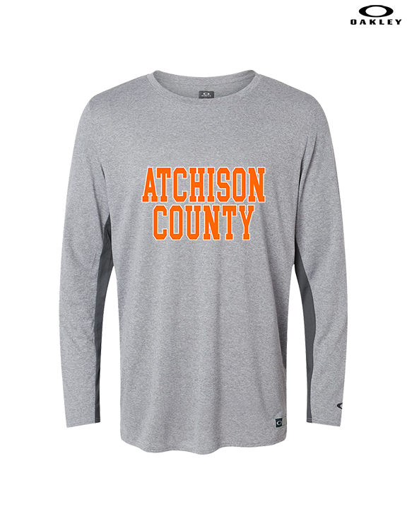Atchison County HS Baseball Letters - Mens Oakley Longsleeve