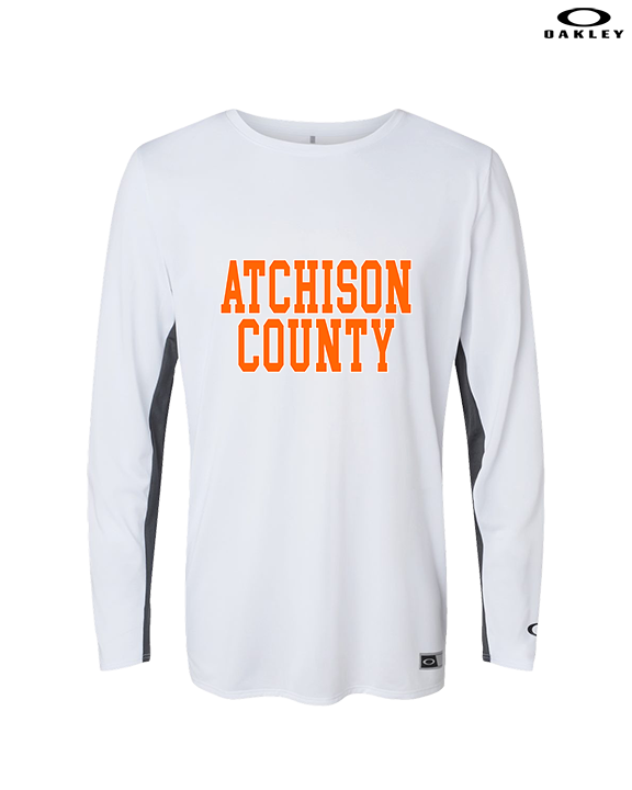 Atchison County HS Baseball Letters - Mens Oakley Longsleeve