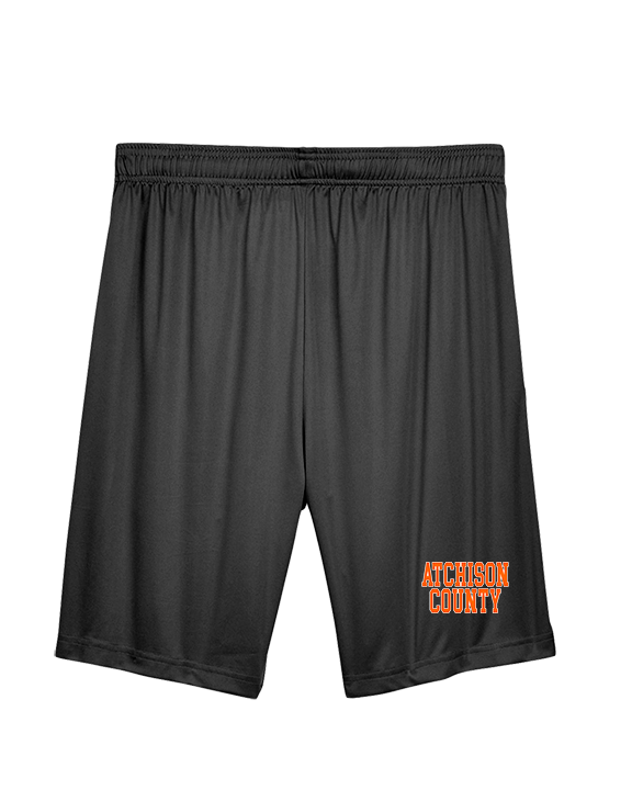 Atchison County HS Baseball Letters - Mens Training Shorts with Pockets