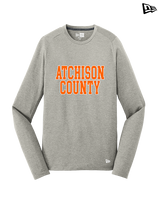 Atchison County HS Baseball Letters - New Era Performance Long Sleeve