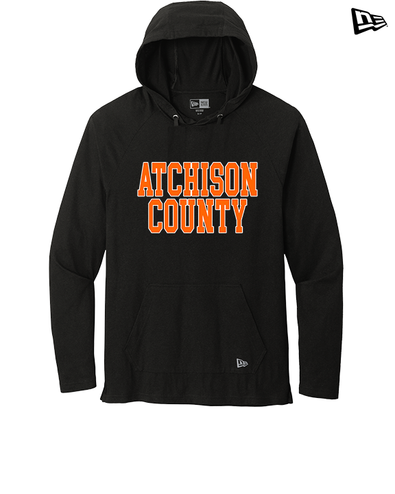 Atchison County HS Baseball Letters - New Era Tri-Blend Hoodie