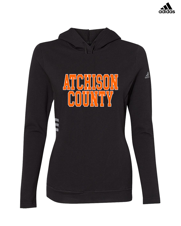 Atchison County HS Baseball Letters - Womens Adidas Hoodie