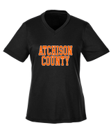 Atchison County HS Baseball Letters - Womens Performance Shirt