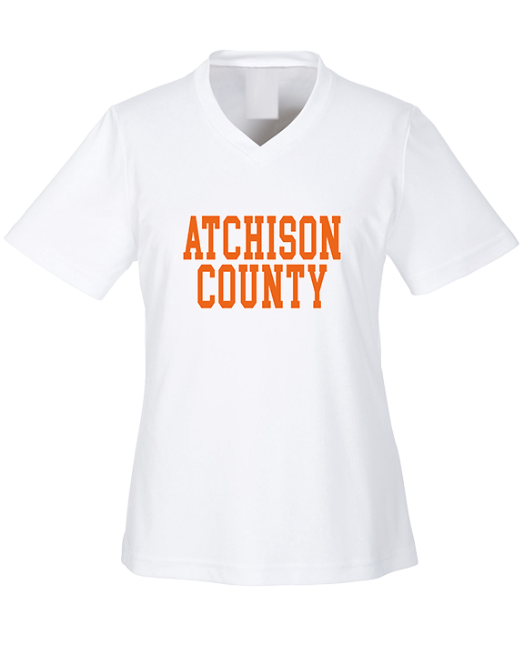 Atchison County HS Baseball Letters - Womens Performance Shirt