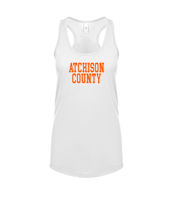 Atchison County HS Baseball Letters - Womens Tank Top