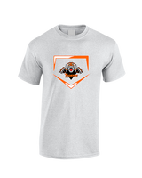 Atchison County HS Baseball Plate - Cotton T-Shirt